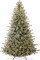 Pre Lit Cashmere Christmas Tree Flocked Artificial Pine with 2-in-1 LED Lights and Pine Cones
